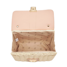 Φόρτωση εικόνας στο εργαλείο προβολής Συλλογής, Τσαντάκι ψάθα+δερματίνη
